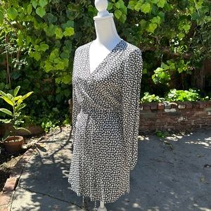 Reformation long sleeve wrap dress M